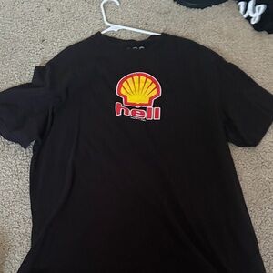 Black Shell Graphic Tee